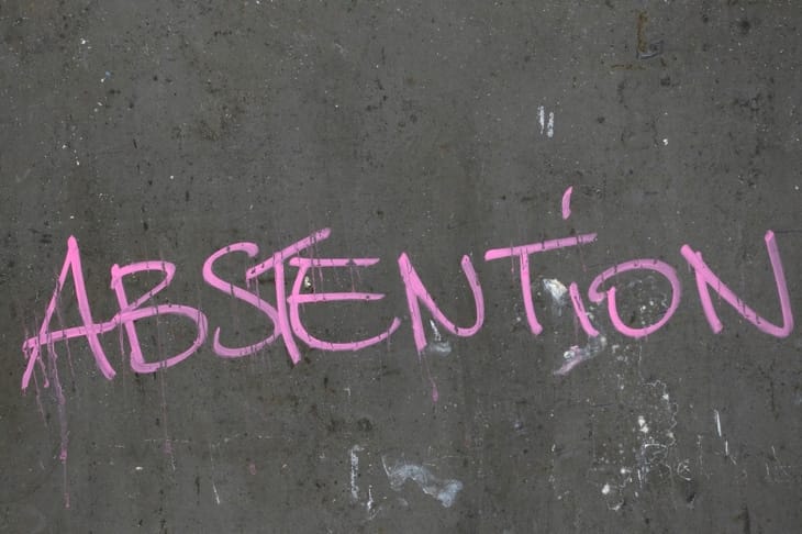 sobre o perigo da abstenção ou boicote